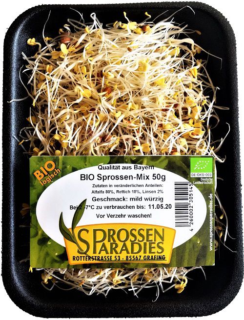 Sprossenparadies - BIO-Sprossen-Mix